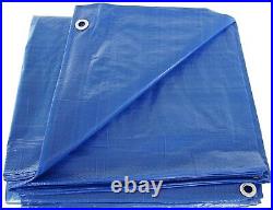 P-Line All Purpose Heavy Duty Blue Tarps Water Proof (Many Sizes Available)