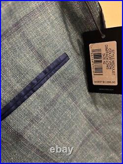 PETER+MILLAR+Size+42 Mens Blazer Plaid design