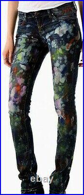 Painted Jeans Crusader Made to Order 5 day design timeAdK design Unisex