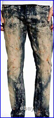 Painted Jeans Crusader Made to Order 5 day design timeAdK design Unisex
