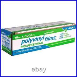 Polyvinyl Films All Purpose Food Wrap, 18 in x 3000 ft