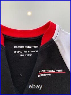 Porsche Design 3 Piece Motorsport Baby Jumpsuit Set Ages 36 Months. All Pieces