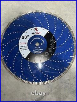 Pro Cut 20 C125-E Dry/Wet Concrete Fast Cutting Long Life All Purpose Blade NEW