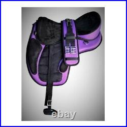 Purple Synthetic Freemax Saddle Horse English Saddle For Horse Tack New Edition
