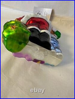 Radko 2003 Exclusive Design Christmas Ornament SANTA'S VISIT 03-FED-03