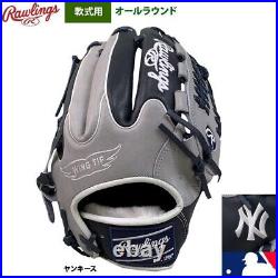 Rawlings Baseball Glove all-purpose glove 11.75 RHT Rubber ball New York Yankees