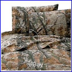 Realtree All Purpose Camo Comforter Set With Sheet and Curtain Option