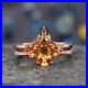 Rose-Gold-Solid-14K-Orange-Citrine-Ring-For-Women-Moissanite-Studded-Oval-Design-01-ajew