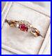 Rose-Gold-Solid-14K-Ruby-Ring-For-Women-Moissanite-Studded-Band-Vintage-Design-01-mii
