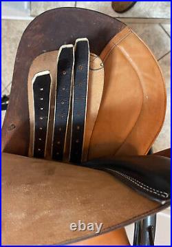 SALE! VINTAGE NEVER USED TAN COLOR Courbette ALL PURPOSE English Saddle