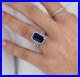 Sapphire-Ring-For-Her-Moissanite-Studded-Modern-Design-14K-White-Gold-Solid-Set-01-mb