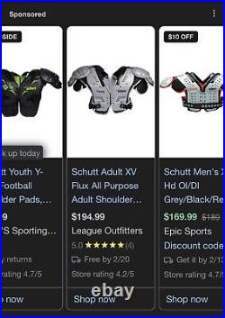 Schutt Varsity XV All Purpose Shoulder Pads