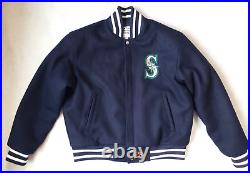 Seattle Mariners Jh Design Varsity All Wool Embroidered Logo Jacket XL USA $499