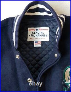 Seattle Mariners Jh Design Varsity All Wool Embroidered Logo Jacket XL USA $499