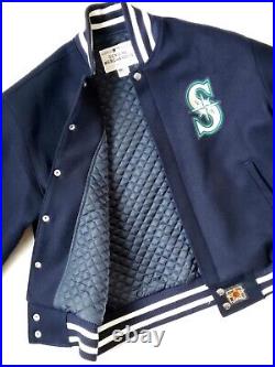 Seattle Mariners Jh Design Varsity All Wool Embroidered Logo Jacket XL USA $499