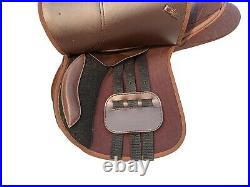 Self Adjusting changeable gullet Synthetic All General Purpose Saddle, brown col