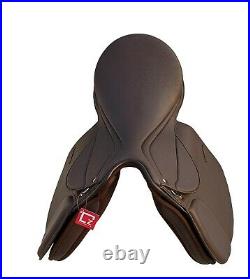 Self Adjusting changeable gullet leather look Synthetic General Purpose Saddle