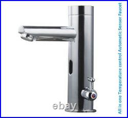 Sensor Faucet All in one Automatic Hands Free Contemporary Design (Hot & Cold)