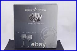 Set Of 2 Waterford Crystal Lismore Traditions All Purpose Goblets New In Box