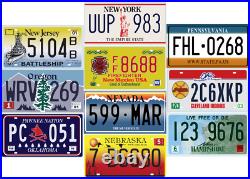 Set of 50 USA License Plates ALL 50 US STATES INCLUDED Home decor design