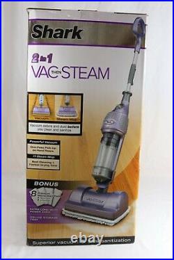 Shark 2 in 1 Vac Then Steam Vacuum With4 Heavy Duty & 4 All Purpose Microfiber Pad
