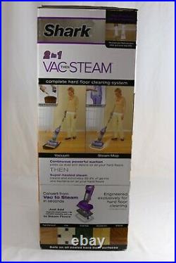 Shark 2 in 1 Vac Then Steam Vacuum With4 Heavy Duty & 4 All Purpose Microfiber Pad