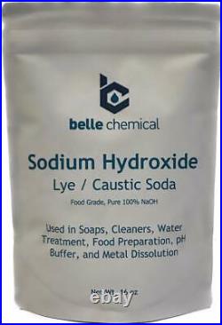 Sodium Hydroxide Pure Food Grade (Caustic Soda, Lye) (5 lb)