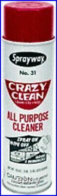 Sprayway Crazy Clean All Purpose Cleaner 12 Cans (Case)