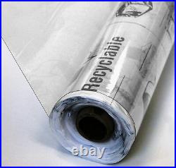 Super Clear All Purpose Recyclable Vinyl 4 Gauge 25 Yards x 54 Extra Durable
