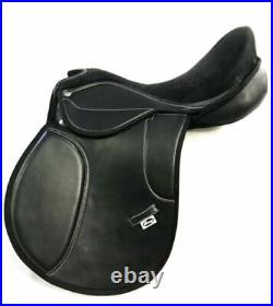 Synthetic All Purpose Jumping Saddle Fully Synthetic/Wooden Tree/15 16 17 18