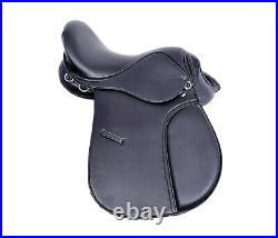 Synthetic Leather All Purpose Horse Saddle Black Colour Haflinger Saddle