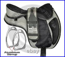 Synthetic Treeless FREEMAX English Horse Saddle Equestrian Tack 10 to 12 FM-26