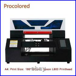 T-Shirt Printing Machine Kit DTG Printer A4 Automatic Flatbed UV Print With Ink