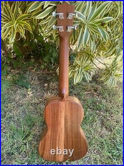 Tenor All Solid Acacia Koa Wood Hawaii Ukulele 3-Abalon Turtles Design, Best Buy