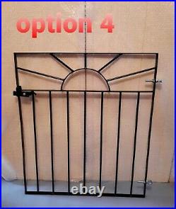 Unique Design Garden Gates Many Designs 865mm (w) X 870(h) All Fixings Uk Made