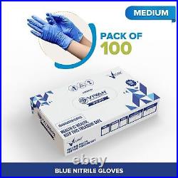 V Surz Small Powder Free Nitrile All Purpose/medical/everyday Uses Pack Of 100