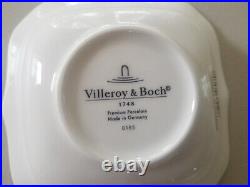 Villeroy&Boch French Garden Fleurence Square 5.6 All Purpose Bowl Set of 3, New