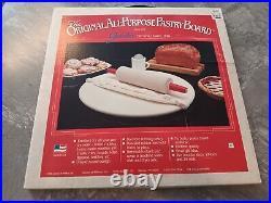 Vintage 19in The Original All-Purpose Pastry Board 1990- New with Box & Acc