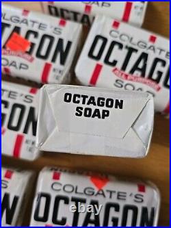 Vintage Lot of 7 Colgate's OCTAGON All-Purpose Large Soap Bar 7 oz NEW