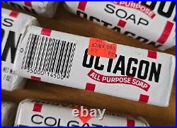 Vintage Lot of 7 Colgate's OCTAGON All-Purpose Large Soap Bar 7 oz NEW