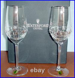 Waterford LONDON Crystal Wine Glass All Purpose Pair by Jo Sampson 10 oz. New