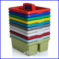 Wham colourful plastic caddy organiser cleaning car wash stationery kitchen tidy