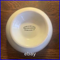 Williams Sonoma Belvedere Cream All Purpose Footed Bowls SET Of 4 NEW Portugal