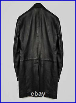 Women Genuine Lambskin Pure Leather Trench Jacket Black Design Casual -LTWC035